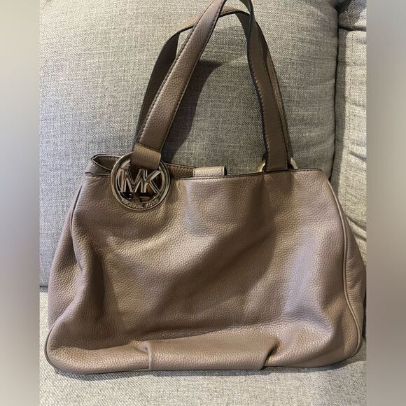michael‎ kors Fulton large brown and gray shoulder bag - Picture 12 of 12